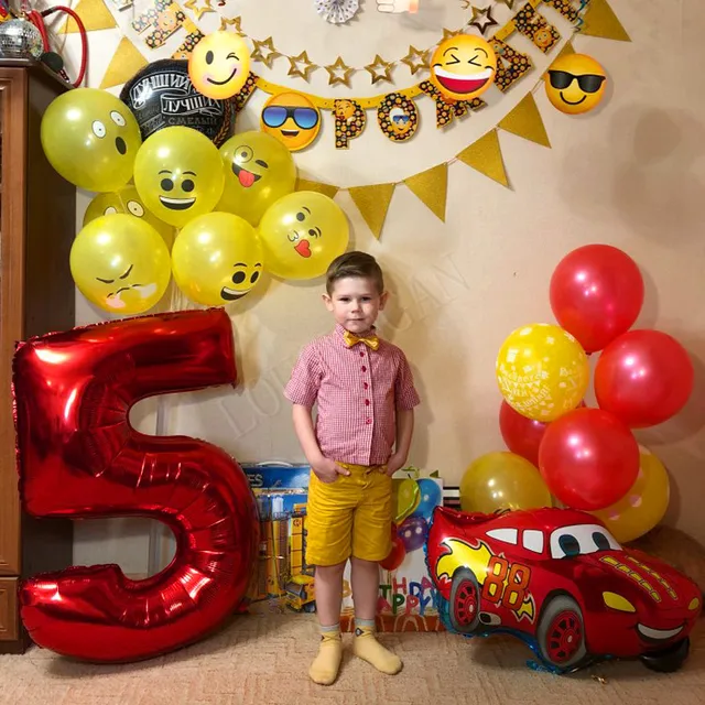 생일 축하 풍선 에어 볼 스탠드