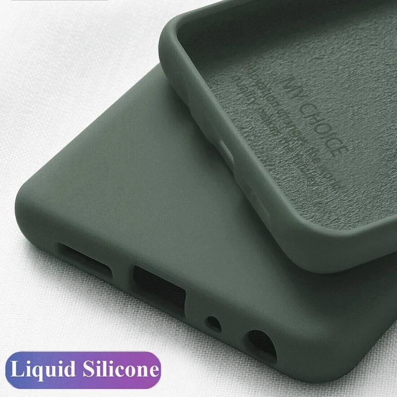 Premium Liquid Silicone Soft TPU Back Case - Sleek and Durable Protective Cover