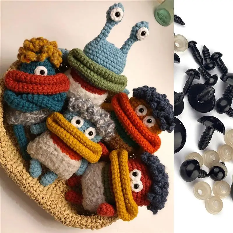 Plastic Safety Eyes 50/100pcs 5-20mm For Toys Amigurumi Diy Kit Crafts Eyes Animal Doll Decor