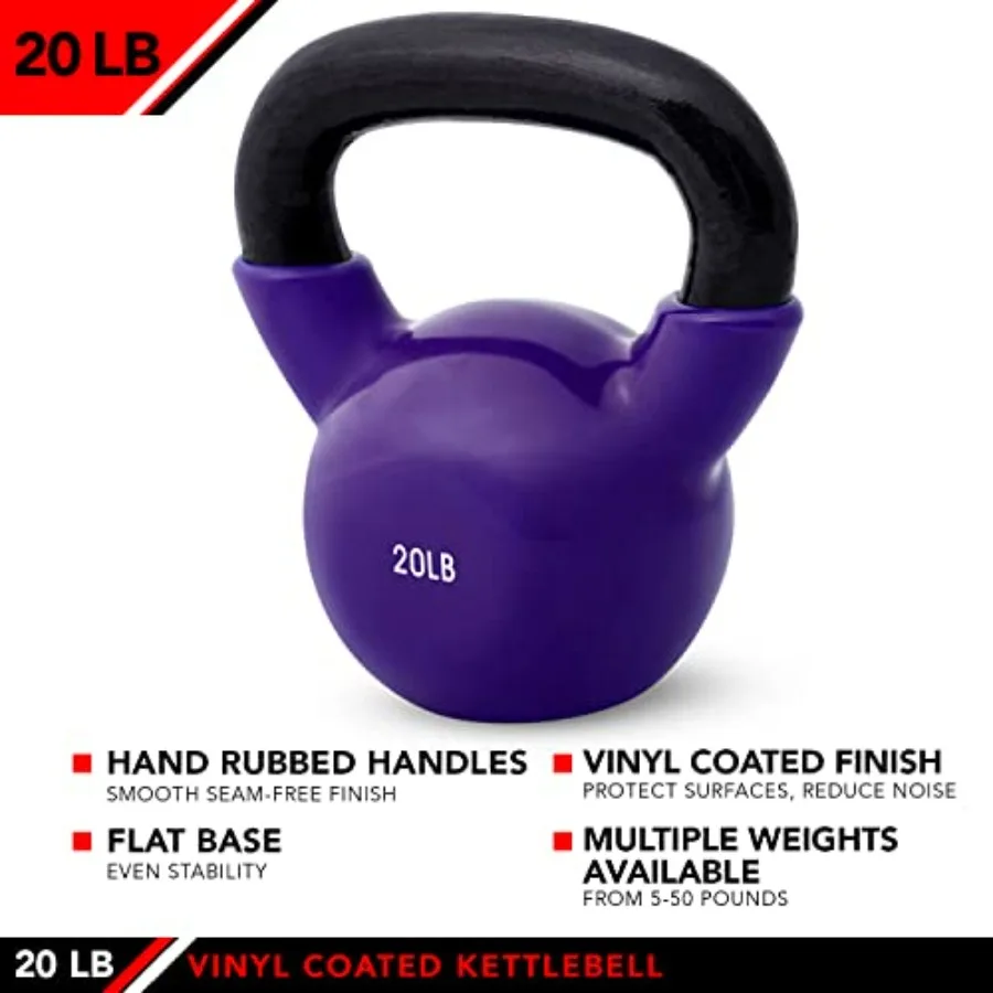 Kettlebell Weights Vinyl Coated Iron