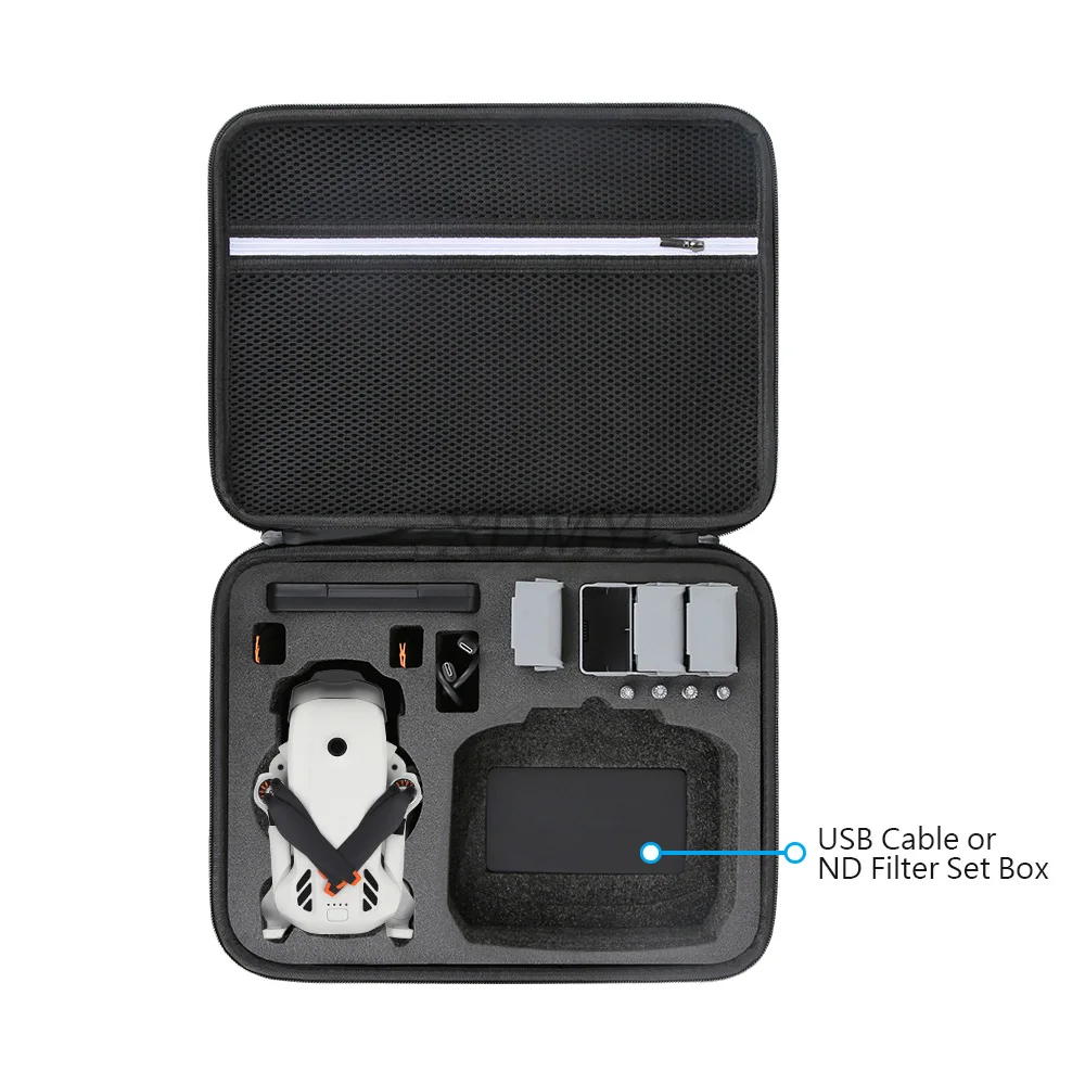 DJI Lito 1/Lito X1 RC 2/RC N3 드론 액세서리용 나일론 정리함 보관함 휴대용 케이스 방수 보호용 숄더백