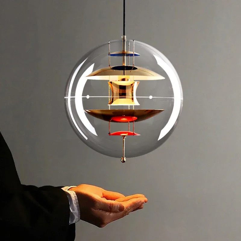 Planet Lamp Nordic Creative Bar Living Room Restaurant Designer Chandelier Living Room Bedroom Light