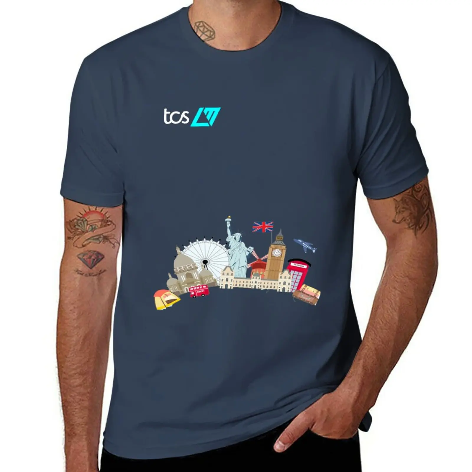 New London Marathon 2023 T-Shirt Abbigliamento Vintage Magliette Personalizzate Maglietta Divertente Magliette Bianche Semplici Da Uomo