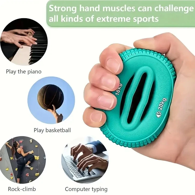 1pc Silicone Finger Gripper Anti-slip Finger Massage Grip Ring FingerForearm Trainer-Improve Hand Strength And Flexibility hand strengthener finger trainer finger strength trainer hand grip trainers hand grip exerciser hand exerciser hand trainer