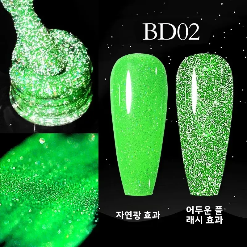 베날리사 반사 글리터 네일 젤 폴리쉬 피그먼트 쏙 오프 에나멜 네일 아트 매니큐어 홀리데이 스파클 디스코 젤 퍼펙트