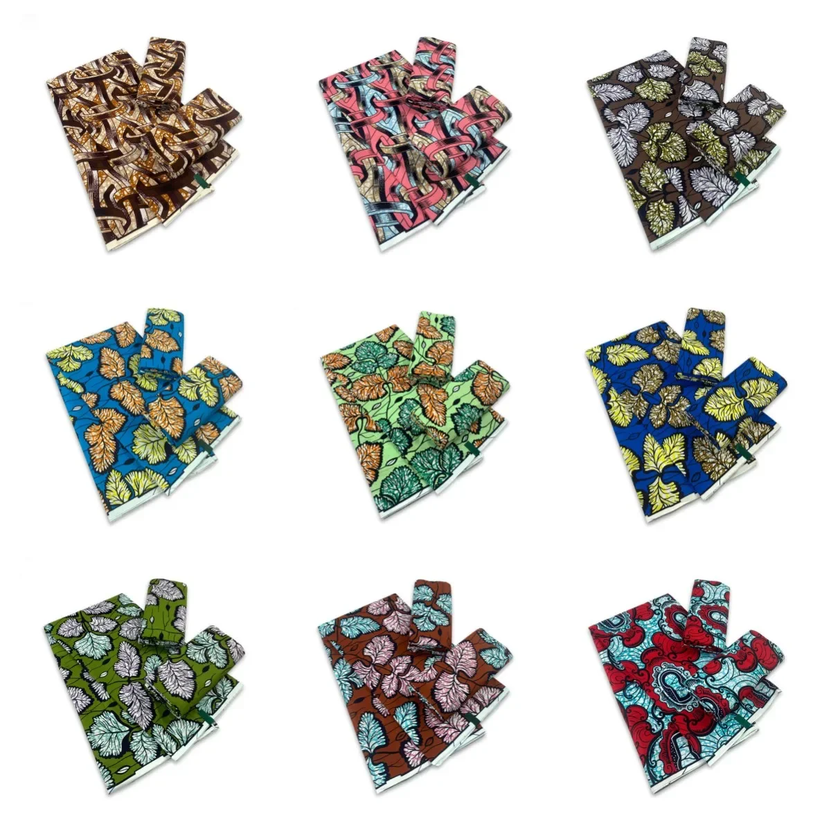 

Newest African Wax Fabric 100%Cotton Nigeria Ethnic Batik Fabric for Sewing Fashion Ankara Traditional Clothing Printed Fabric