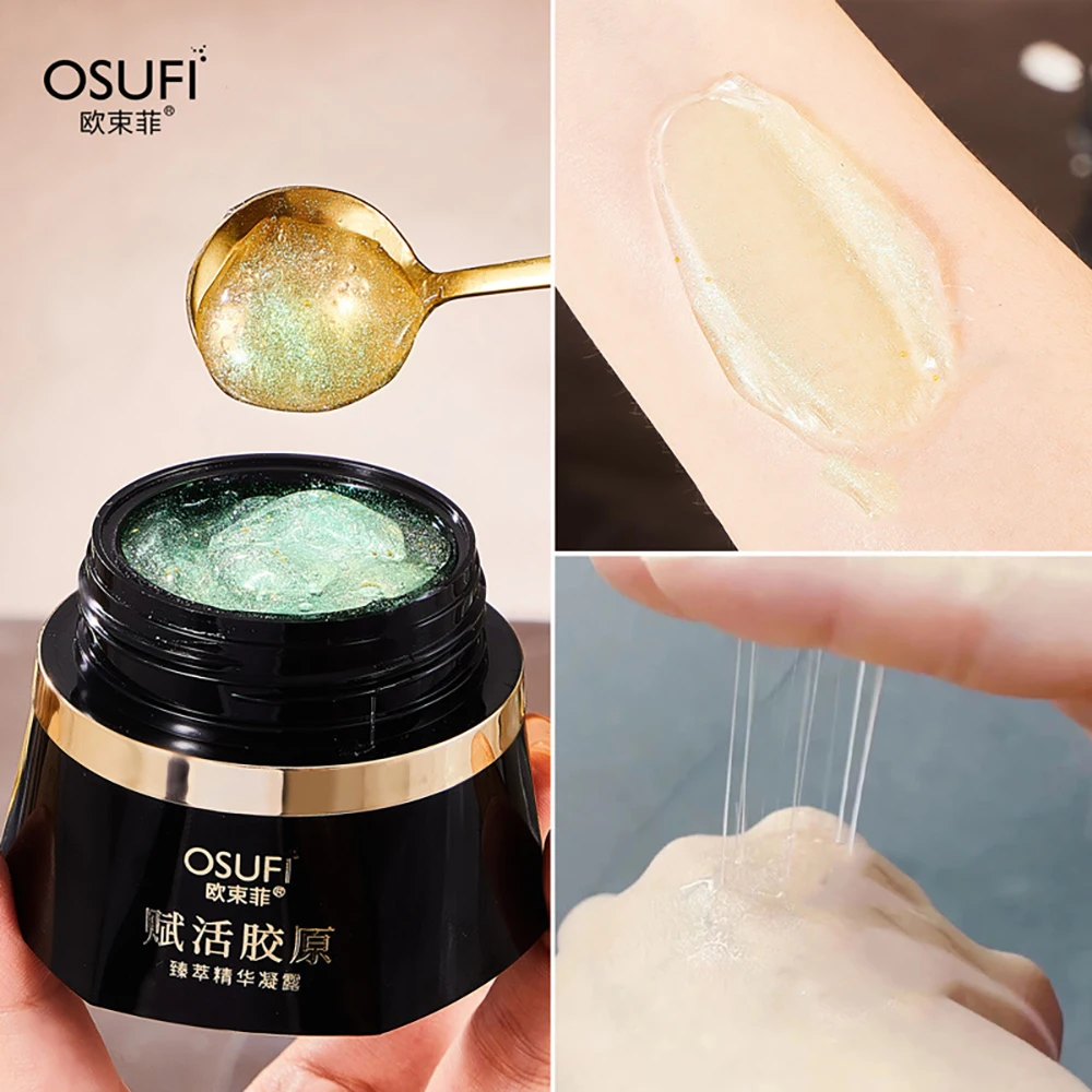 OSUFI Activating Collagen Essence Face Cream Fine Line Anti Aging For Face Moisturizing Nourishing Concealer Lady Cream Skincare