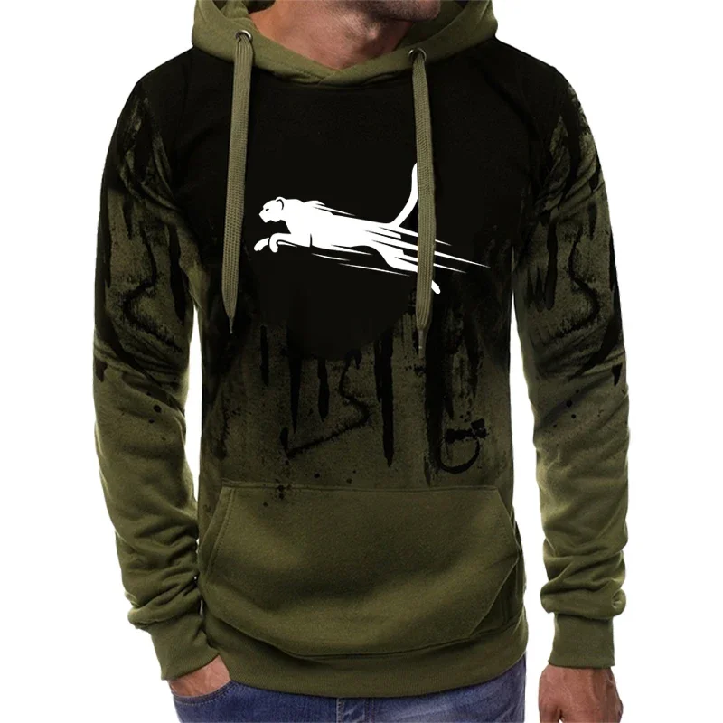thumbnail image 1 of Sudaderas con capucha casuales para hombre, sudaderas con estampado de moda de alta calidad, deportes al aire libre, sudaderas sueltas transpirables, top de camping, otoño e invierno, nuevo, 1 of 4