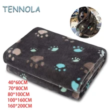 

Cat Dog Bed Blanket Soft Fleece Cat Cushion Winter Warm Blanket For Small Medium Large Dogs Mat Paw Print Pet Cats Cover Blanket