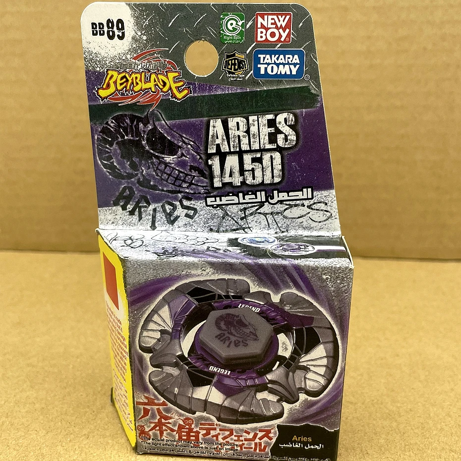 

TOMY Beyblade Booster BB89 Aries 145D металлические мастера