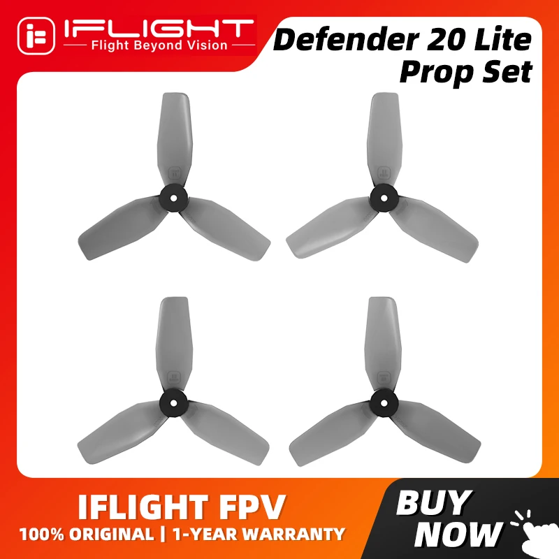 Hélices de 2 pulgadas de 3 pala para dron FPV Defender 20 Lite - Lote de 2/4/6 pares