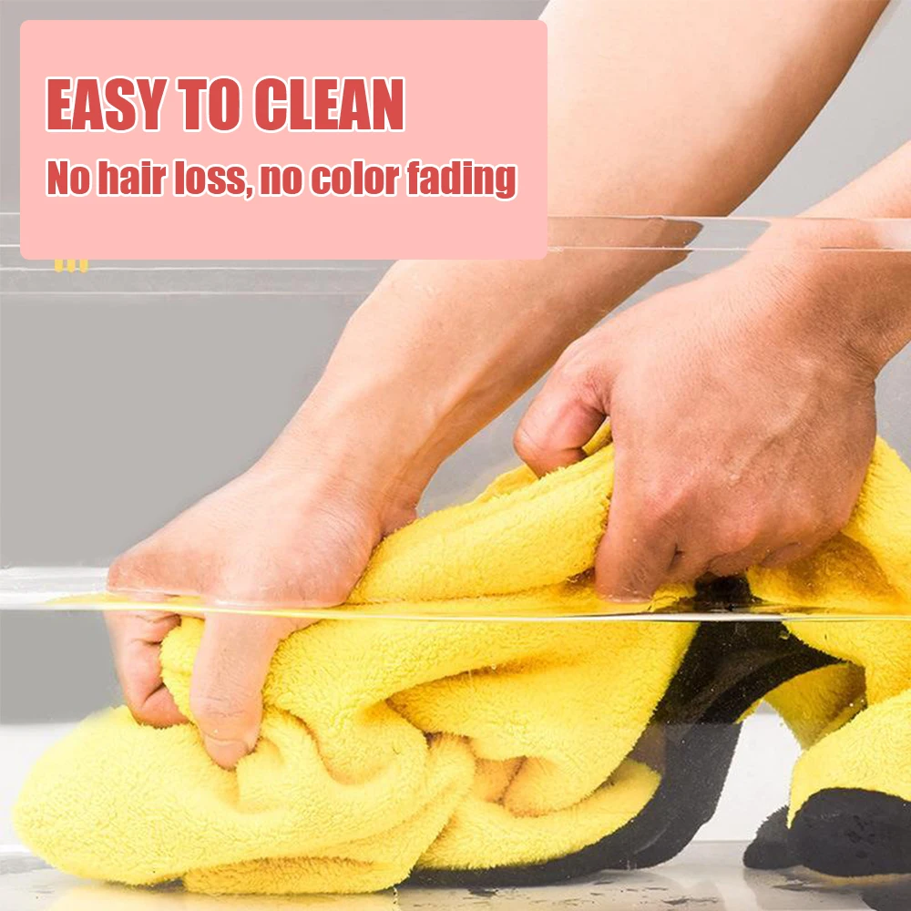 Pet Bath Towel Quick-drying Pet Dog and Cat Towels Water-absorbent Bath Towel Soft Fiber Towels Convenient Pet Shop Cleaning Towel Supplies