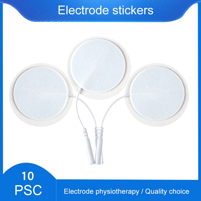 

EMS Electrode Patch Round Non-woven Reusable Adhesive Gel Nerve Muscle Stimulator Silicone Tens Electrodes Digital Acupuncture