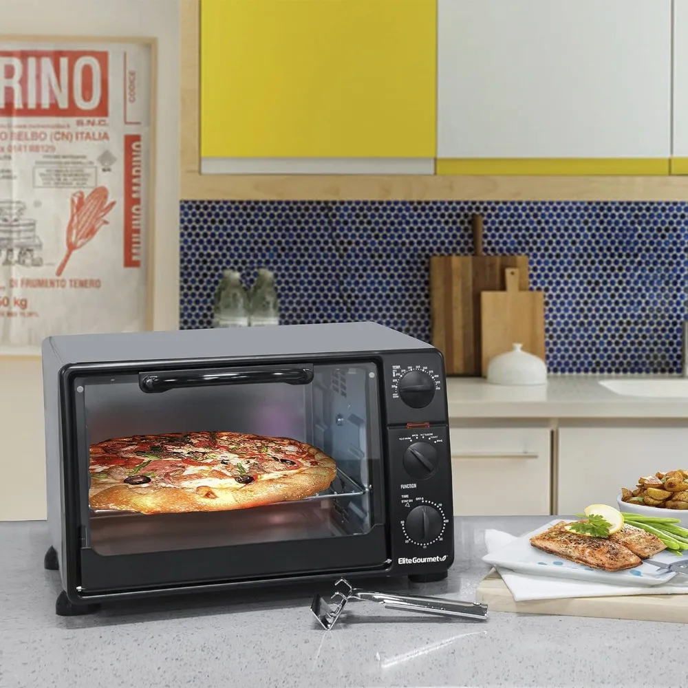 Elite Gourmet ERO-2008N# Countertop XL Toaster Oven, Rotisserie, Bake, Grill, Broil, Roast, Toast, Keep Warm and Steam 3