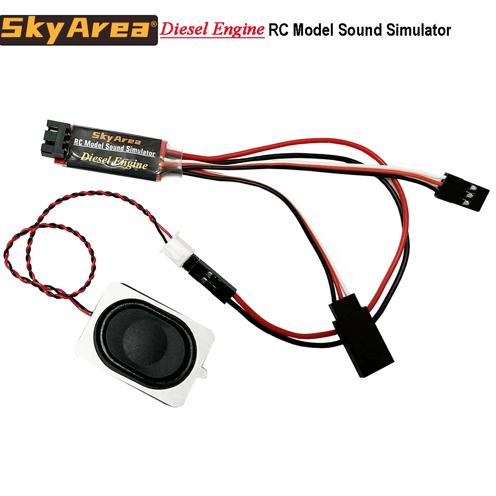 RC Auto Geluidsmodule, 1:10 Motor Geluidssimulatie voor Kleine Vrachtwagen, compatibel met Flysky GT2 GT2b GT3c GT3b Radiolink rc3s rc3sAg