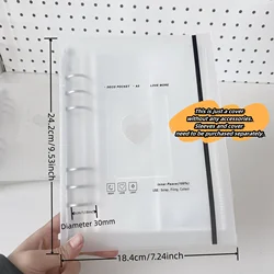 Compact Loose Leaf Kpop Photocard Album & Organizer Notebook (Only pack cover)