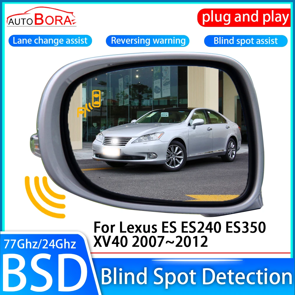 

AutoBora Car Blind Spot Detection System BSD BSA BSM Sensor Drive Rear Mirror Monitoring for Lexus ES ES240 ES350 XV40 2007~2012