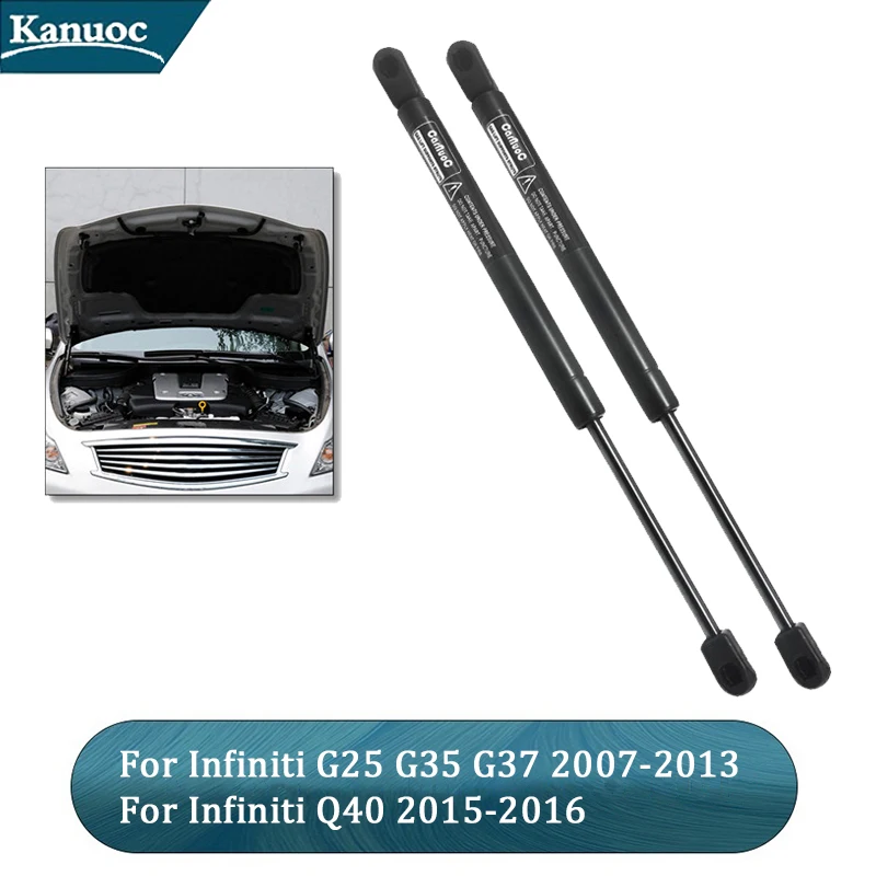 

Передний капот для Infiniti Q40 2015 2016, подъемник, опоры, стойки для Infiniti G25 G35 G37 2007 2008 2009 2010 2011 2012 2013