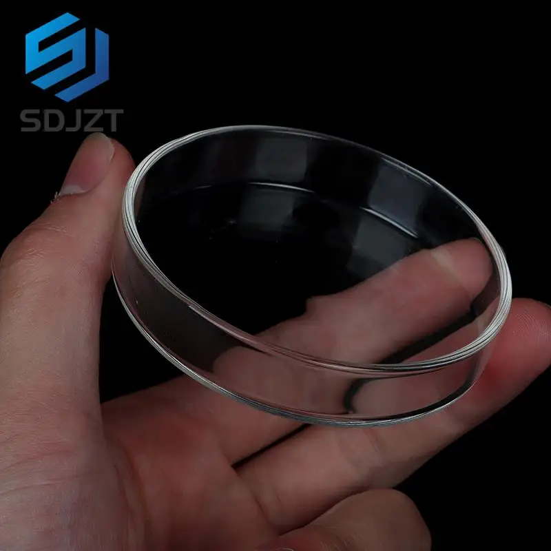 

Clear Glass Glass Petri Dishes Cell Sterile Culture Dish Lab Supplies Feeder Tray Round Container Aquarium 1pc