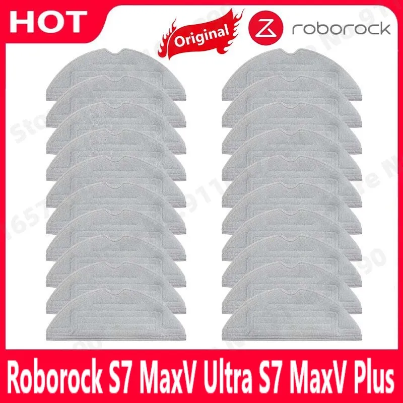 Roborock S7 MaxV Ultra S7 MaxV Plus G10S G10S Pro Antibacterial Vibrating Mop Cloth Parts Vacuum Cleaner Replacement Accessories