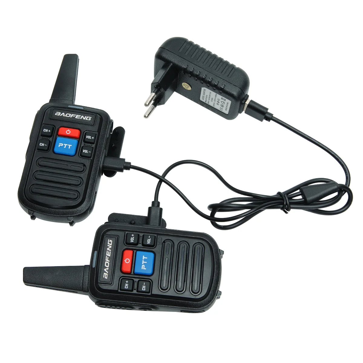 Baofeng Ff-c50 400-480mhz 5w Two Way Radio Kids Mini Walkie Talkie 16 Channel Long Range With Charger 6