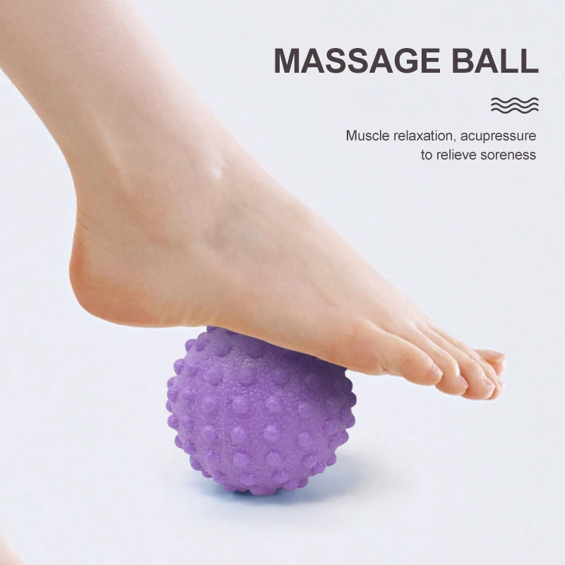 

2023 Fitness Massage Ball Foot Rolling Ball Muscle Relaxation TPE Fascia Ball Yoga Solid Peanut Ball Floating Point Massage Ball