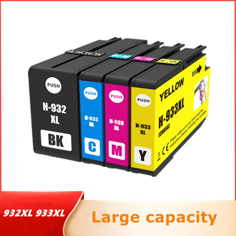 Compatibile Per Hp 932 933 932Xl 933Xl Cartuccia Di Inchiostro Di Ricambio Per Stampante Hp Officejet 7110 6100 6600 7510 7512 7612 7610 7612