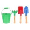 Gardening Kids Tools Children for Metal Barrel Kit Planting Toys Shovels Wood Sand Beach Bucket Toddler Gift Hand 1