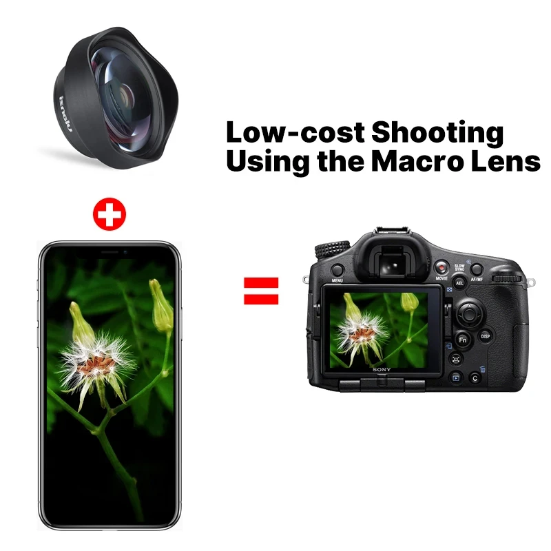 ULANZI 10X Macro Phone Camera Lens Universal Lens for iPhone 16 15 14 13 12 Pro/Pro Max All Android smartphone Phone Lens - Ảnh 3