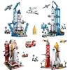 Space Shuttle Building Block Manned Rocket Launching Pad Moon Base Model DIY Brick Toys For Kids Gift Assembly Set Christma 1