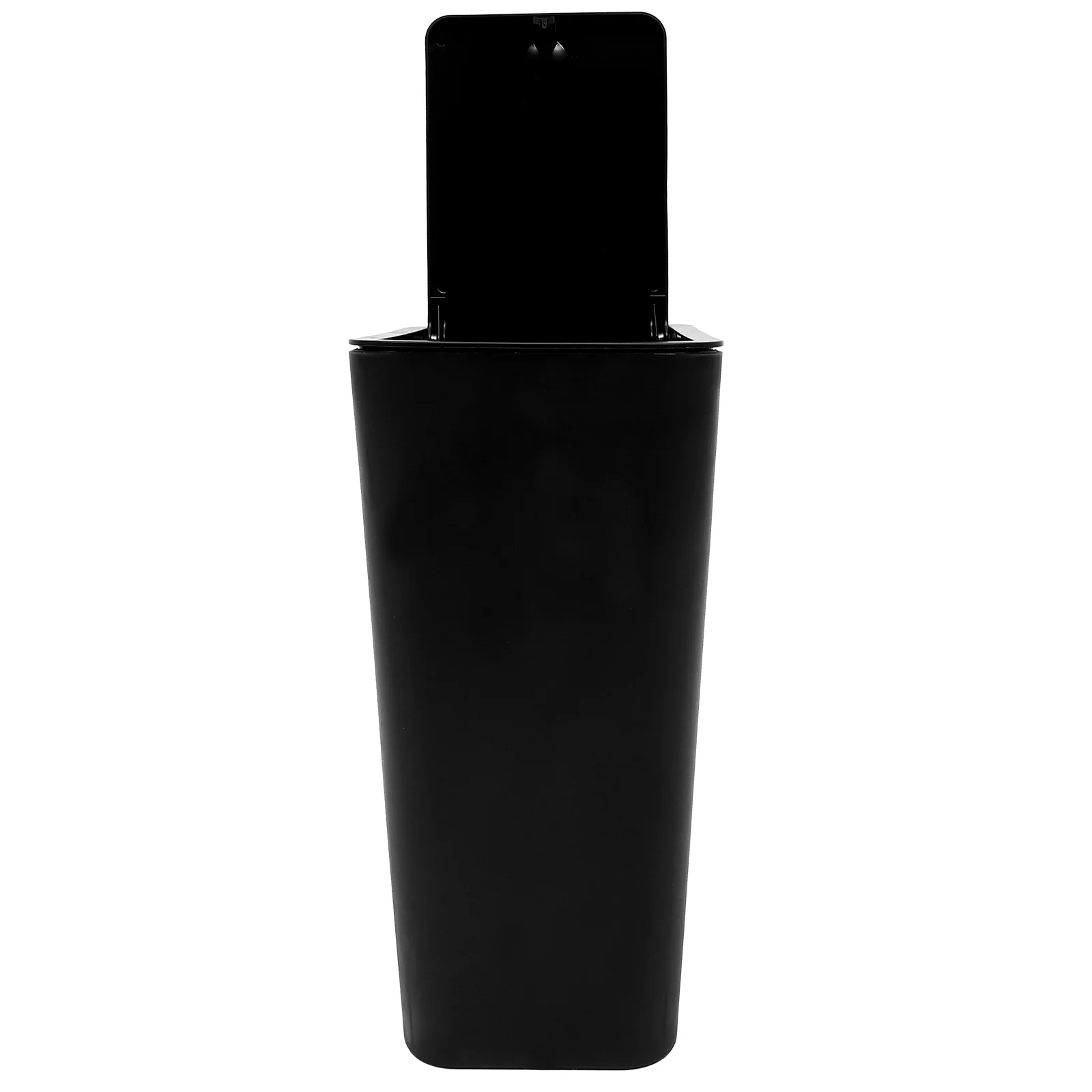 

Plastic Trash Can with Lid Waste Basket Thin Trash Cans for Bathroom Living Room