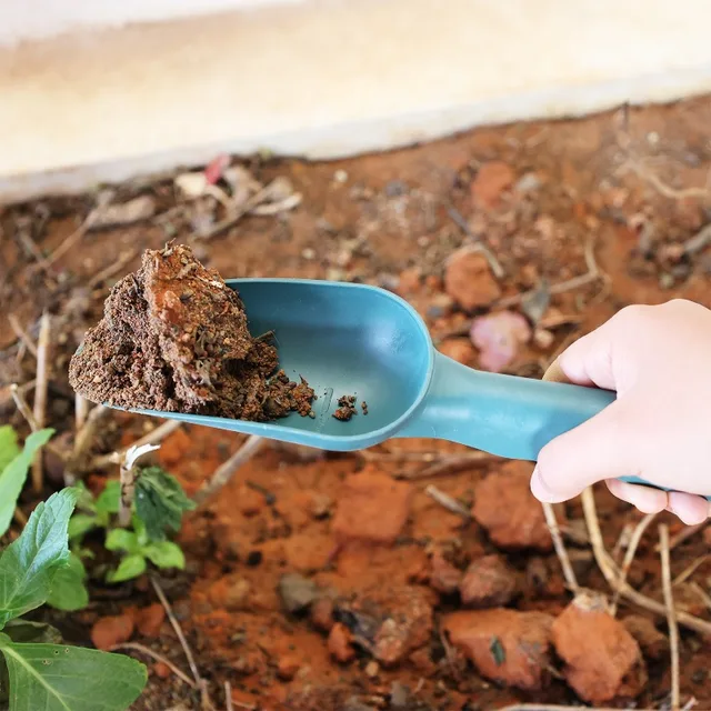 Garden Shovel Plastic Household Soil Shovel Plant Hand Trowels Soil Planting Spade Dig Shovels Cat Litter Spatula Garden Spade 4
