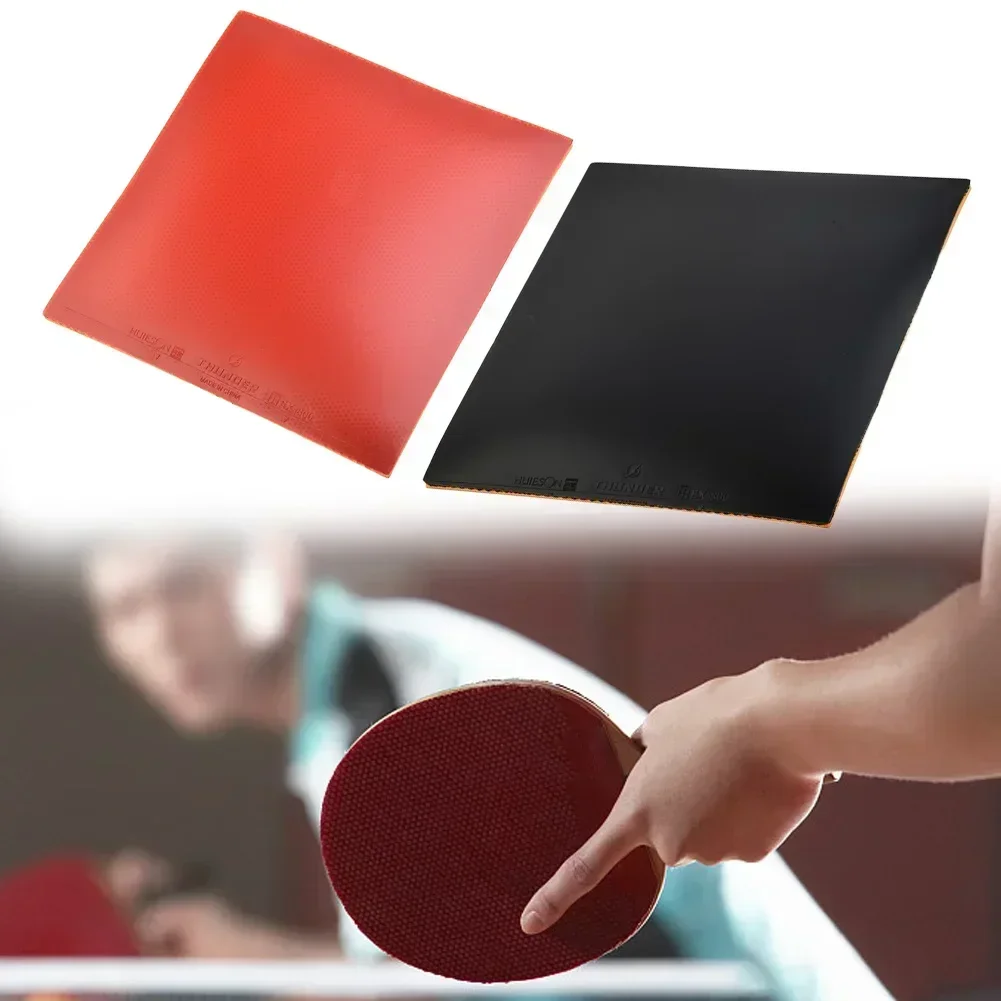 Gomma Elastica Ad Alta Rotazione Gomma Racchetta Ping Pong - Ricambio 2,2 Mm, Nero O Rosso Accessori Tennis Tavolo - 5