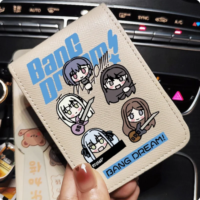 

BanG Dream!It's MyGO Anon Chihaya Rāna Kaname Fashion Wallet PU Purse Card Cash Holder Bag Cosplay Gift B615