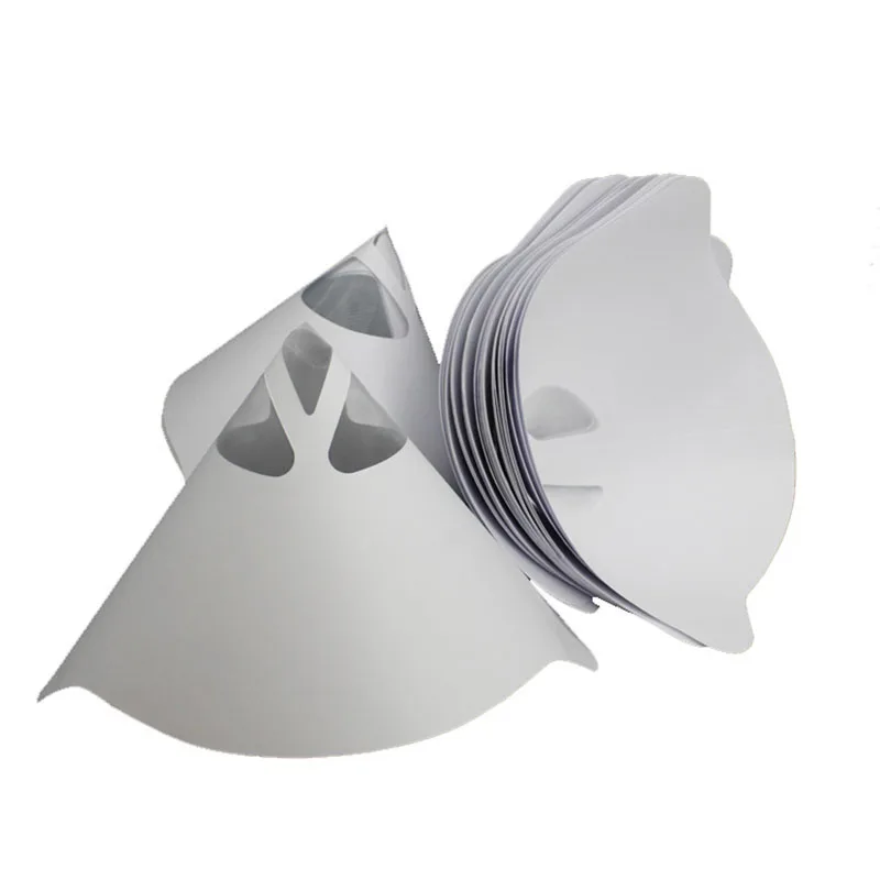 Paint Filter Paper Filter 50/60Pcs Disposable Paint Filter Paper Purifying Straining Cup Paper Paint Conical Strainers Mesh Filter Cone Strainer Funnel