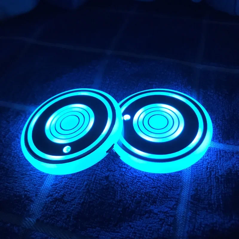 Luminous LED Car Cup Holder Coaster for Chevrolet Malibu with 7 Colors RGB  Lights USB Charging Energr Saving Anti Slip Cup Pad - AliExpress