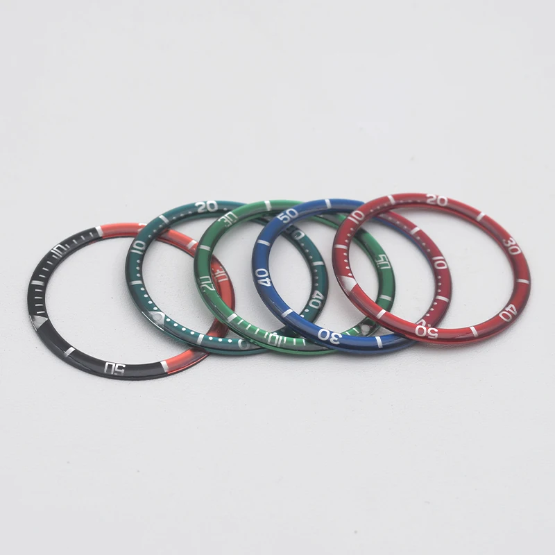 Premium 38x31.5 mm Resin and Aluminum Watch Bezel Insert