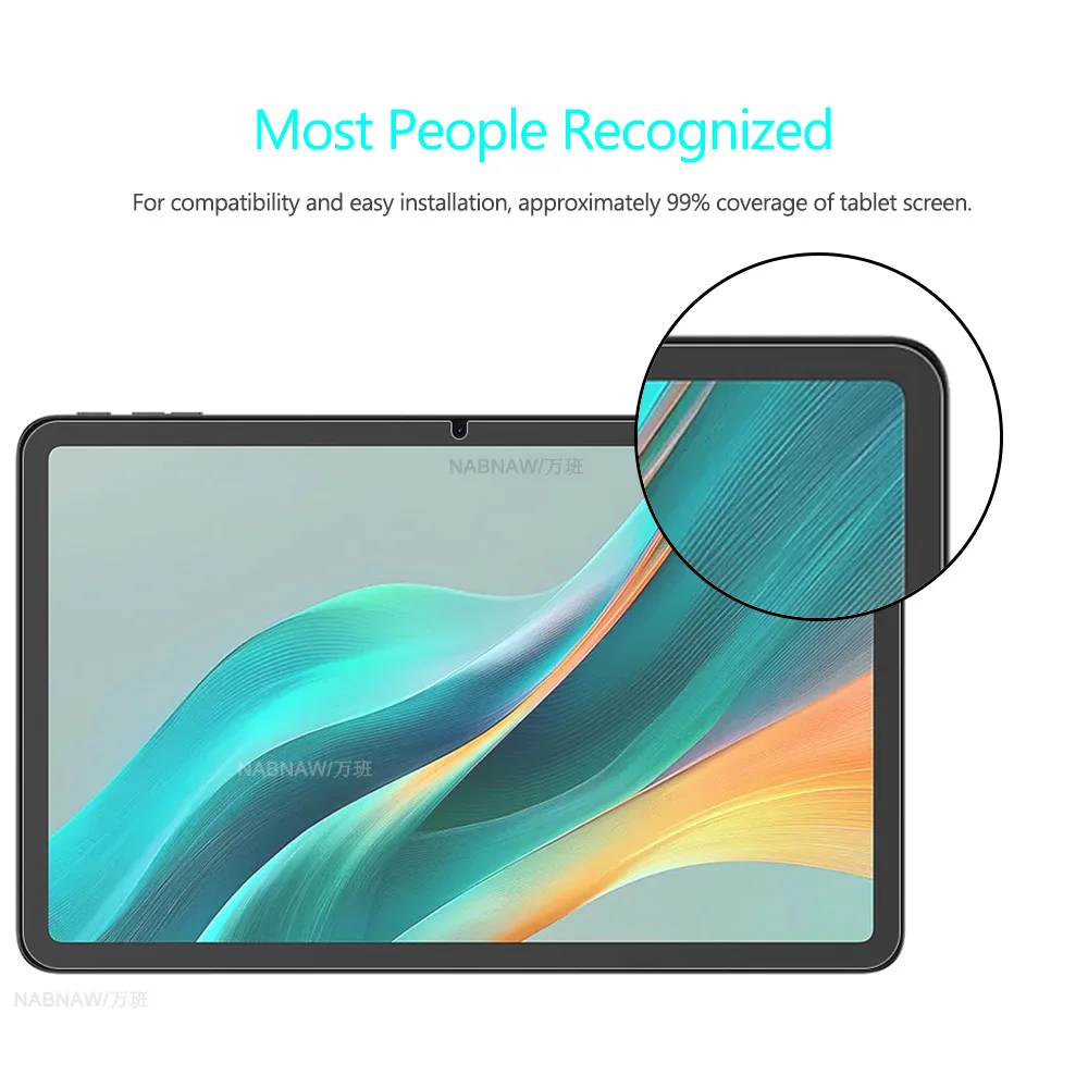 2 Pieces HD Scratch Proof Tempered Glass Screen Protector For DOOGEE T36 2025 12" Tablet Hard Protective Film 3