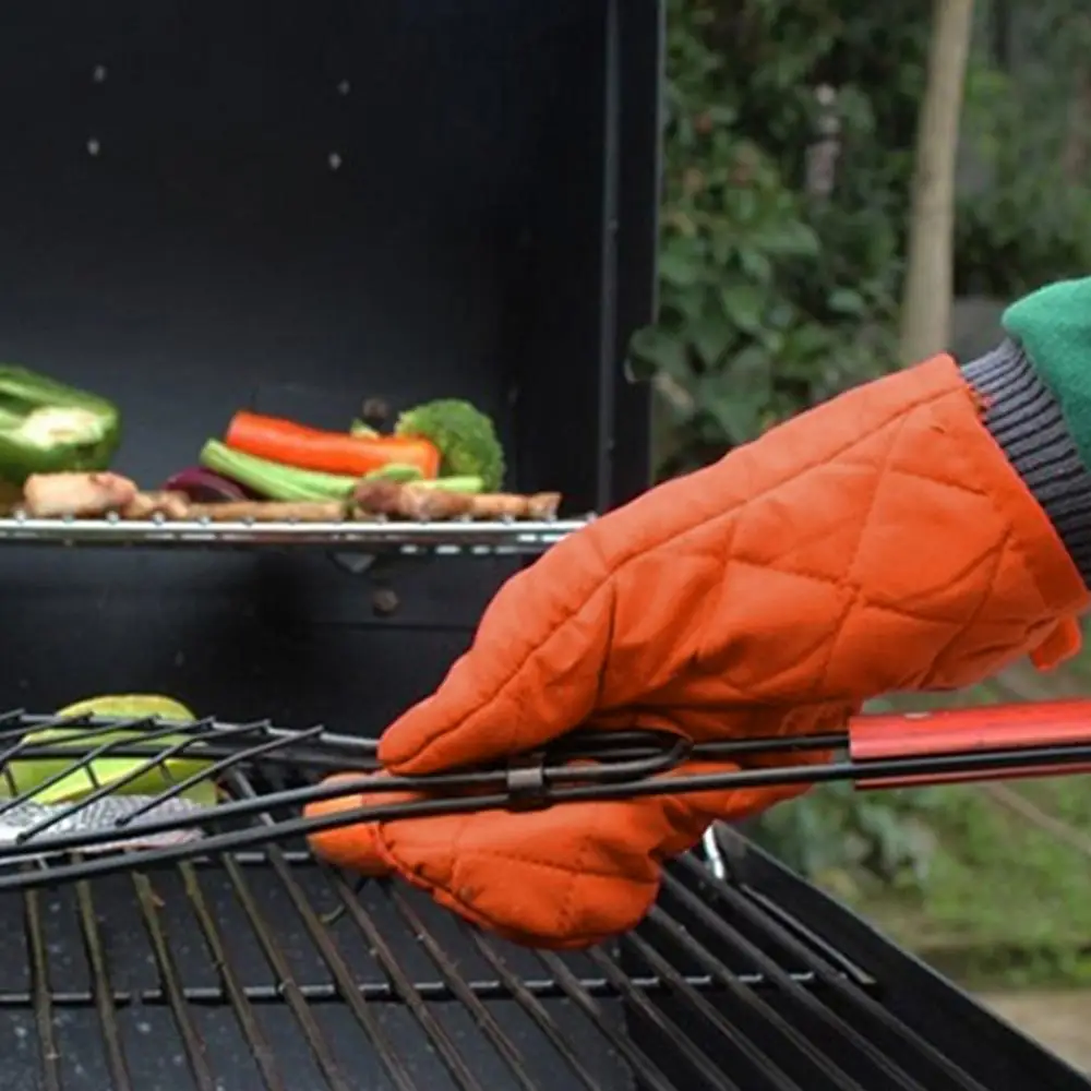 Cotton Oven Mitt Heat Proof Resistant Protector Kitchen Cooking Pot Holder Glove Microwave Oven Gloves Baking Kitchen Gadget