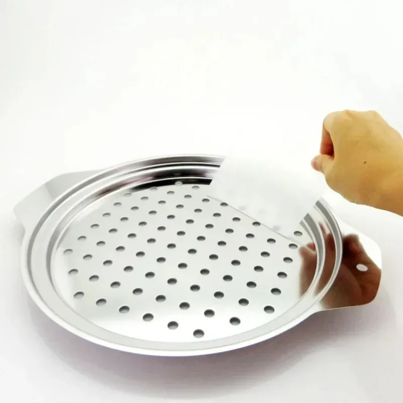 Stainless Steel Spaetzle Maker Lid with Scraper Traditional German Egg Noodle Maker Pan Pot Spaghetti Strainer