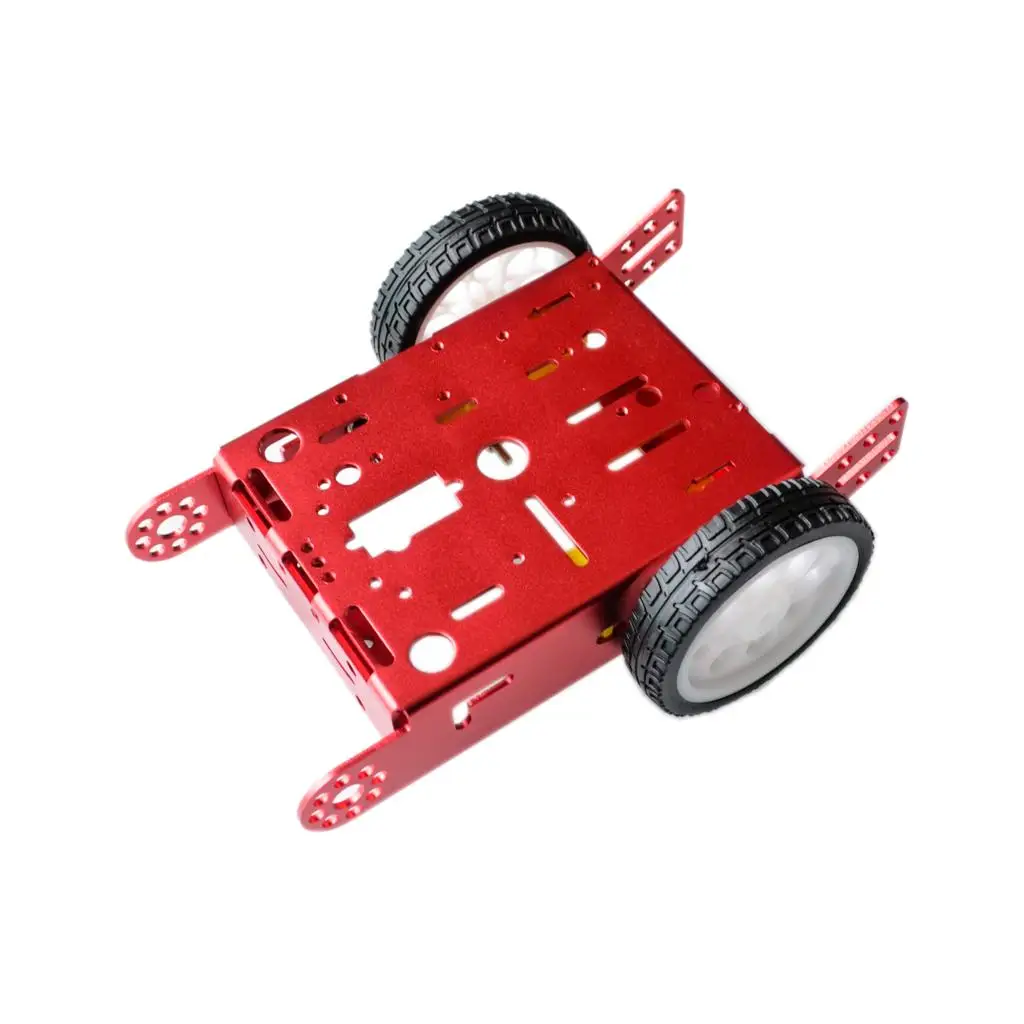 2Wd Auto In Alluminio Nuovi Giocattoli Educativi Robot Auto Intelligente Telaio In Lega 2Wd Smart Robot Car Chassis Kit Fai Da Te Mbot Car