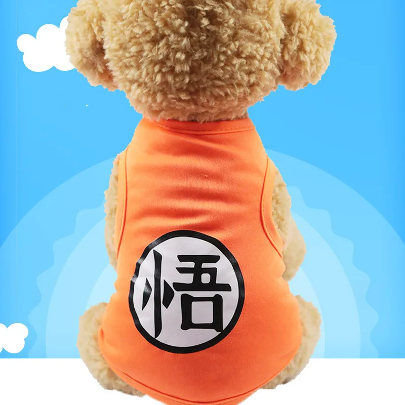 

New Fashion Cartoon Pet Dog Clothes For Small Dogs T-shirt Funny Puppy Summer Clothes Yorkshire Chihuahua Pomeranian Spitz Vest