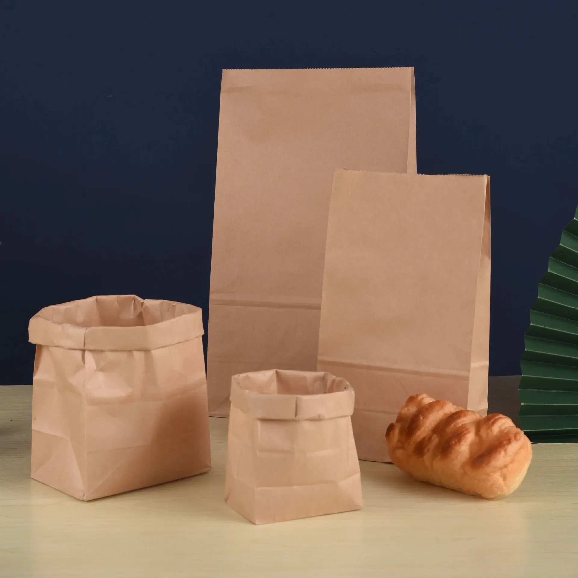 10/25/50/100 braune Kraftpapiertüten, Lebensmittel, Gemüse, Süßigkeiten, Lunchbeutel, universell in mehreren Größen! – Detail 2