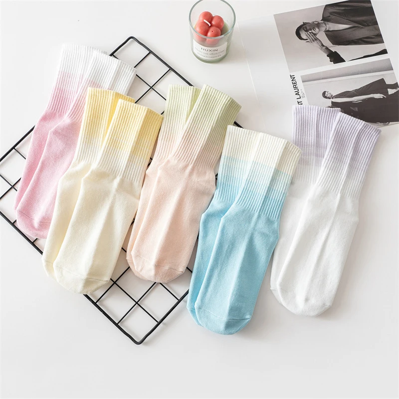 

Yoga Socks Mid-calf Combed Cotton Non-slip Silicone Floor Socks Fitness Pilates Women's Fitness Jumping Sports Socks
