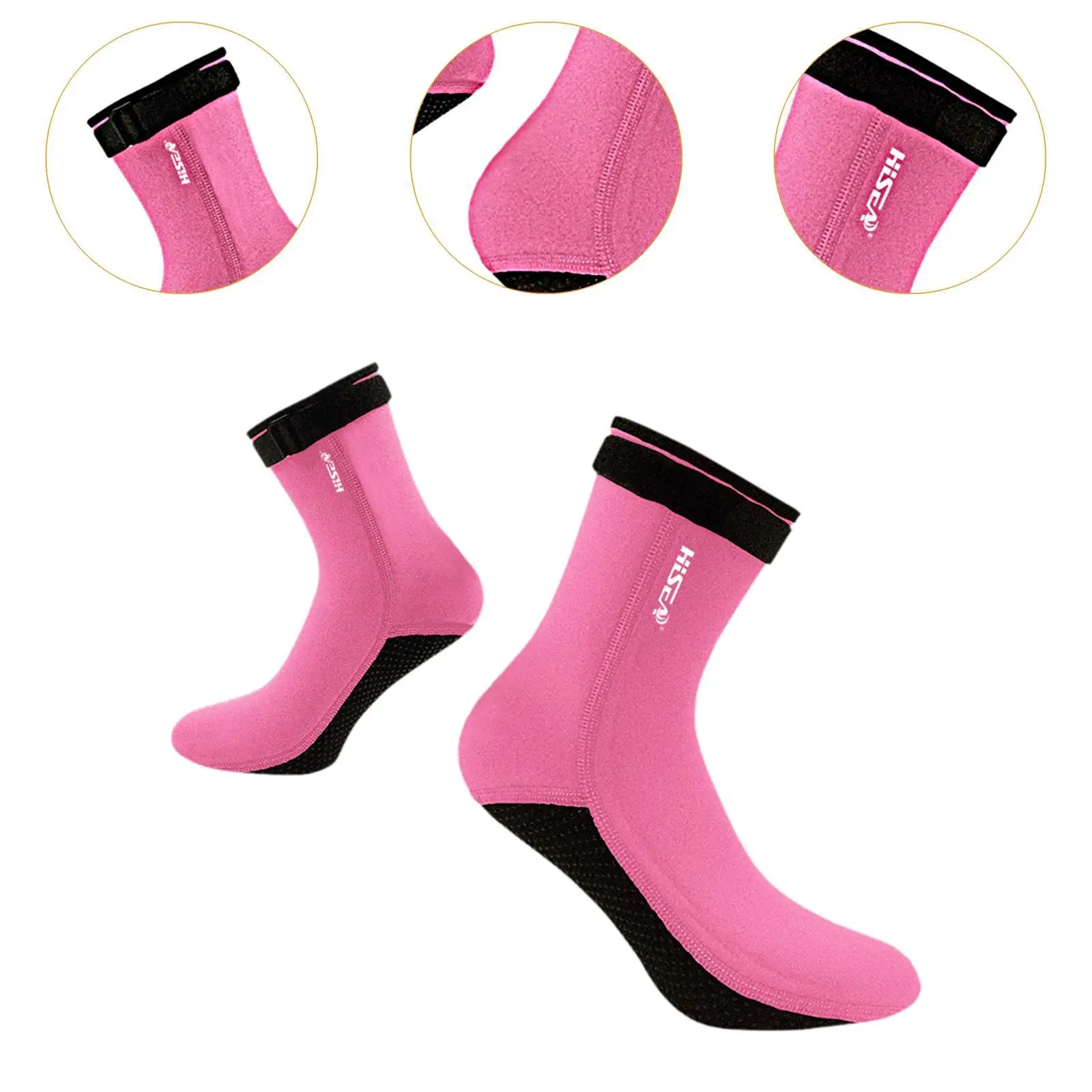 Neoprene Socks Swimming Socks Exercise Nonslip Warm Wetsuit Scuba Diving for Snorkeling Water Sports Men Kayaking