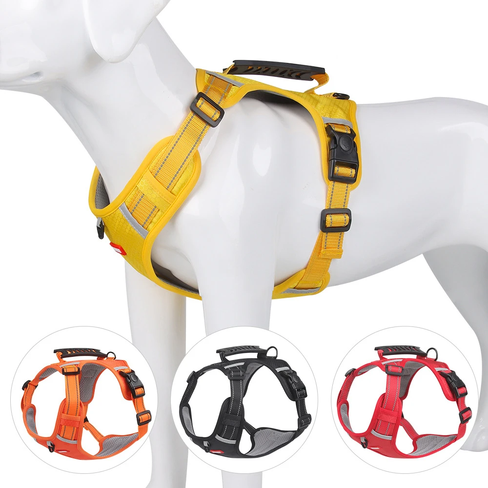 Pet Chest Harness Small Large Dog Chest Carrier Reflective Commuter
