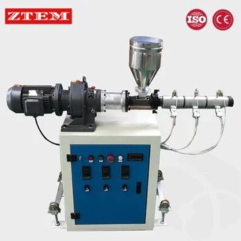 3D Printing Consumables Extruder Laboratory-use Single Screw Extruder 0-400℃ for PVC PET PS PP PC Profiles Sheet Extruder