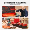 SucceBuy Wall Mounted Storage Bins 30/48Bin Parts Rack Organizer Garage with Wall Panels Hooks Plastic Shop Tool for Screw Nails