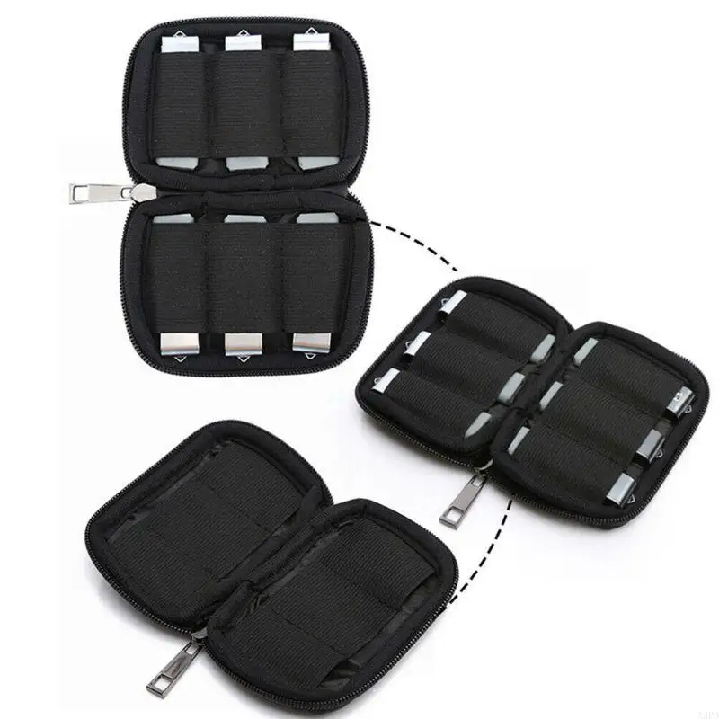 USB Flash Drive Case Holder Portable Electronic Accessories Bag For USB Memory Stick 6/10 Slots