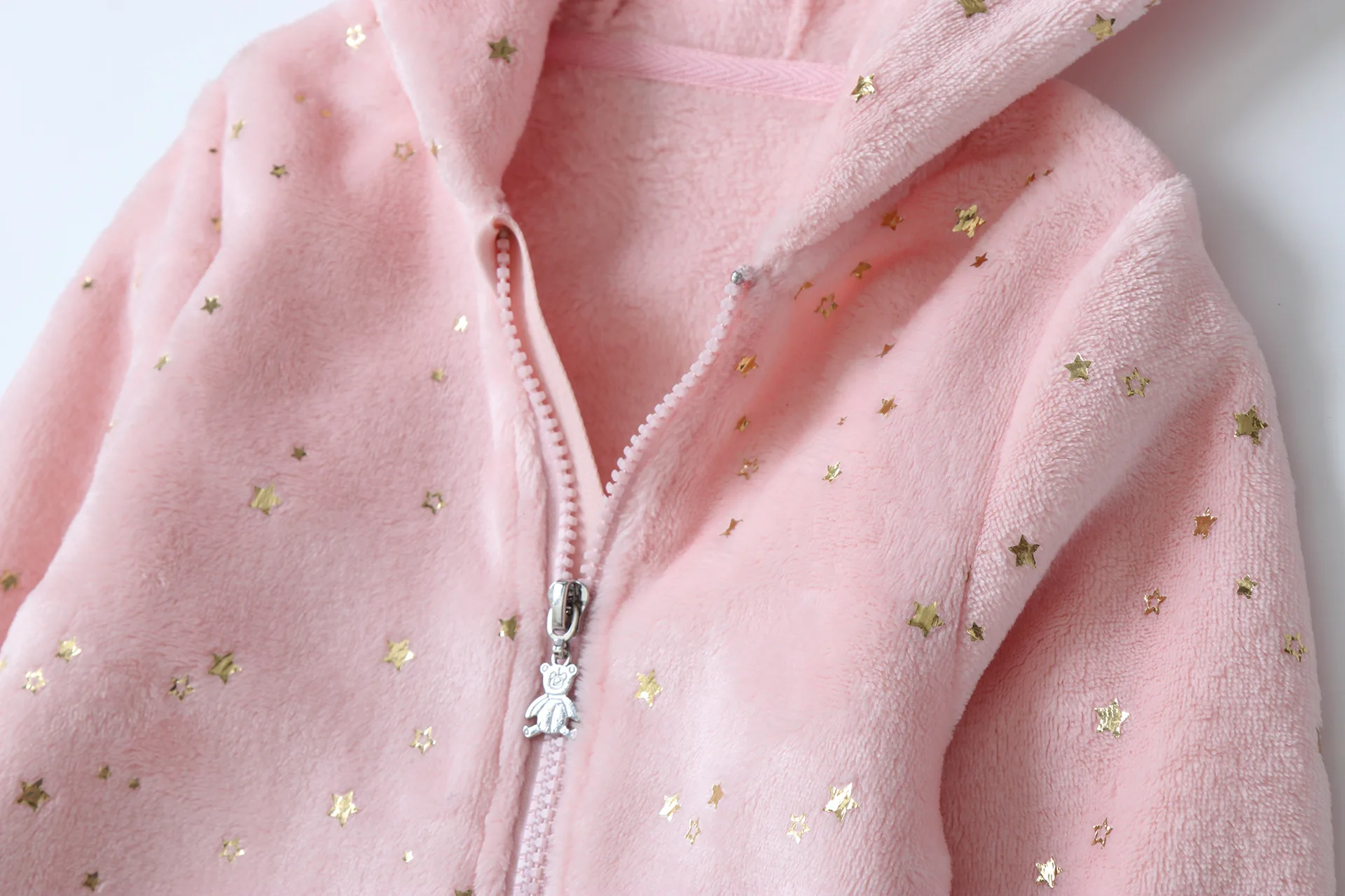 AYNIGIELL Stern Druck Herbst/Winter Mit Kapuze Overall 0-12 Monate Baby Jungen Mädchen Strampler Kleinkind Kinder Overall Baby kleidung – Detail 23